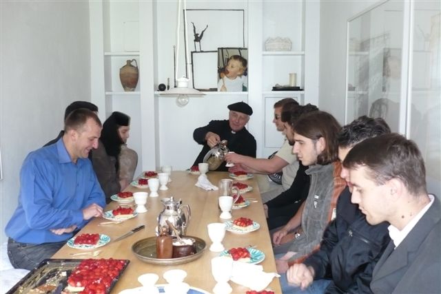 Brotzeit bei Familie Groh in Brunn