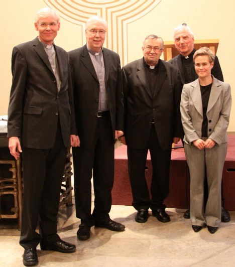 Gruppenbild mit Kardinal Lehmann