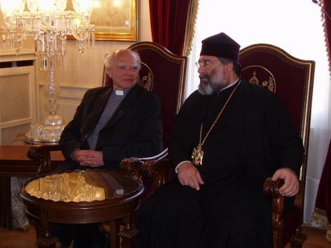 Dr. Albert Rauch mit Patriarch Mesrob